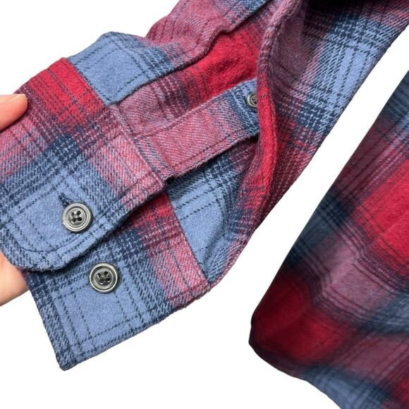 Nwt xxl Eddie Bauer Plaid Long Sleeve Flannel Shirt - Picture 9 of 13